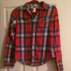 Hollister plaid flannel Size L